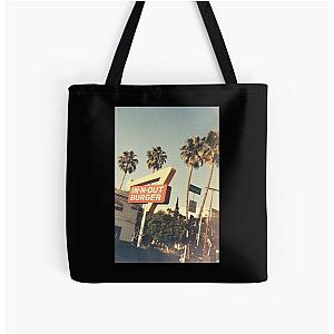 In-N-Out Burger Logo All Over Print Tote Bag