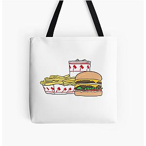 In n Out Combo  All Over Print Tote Bag