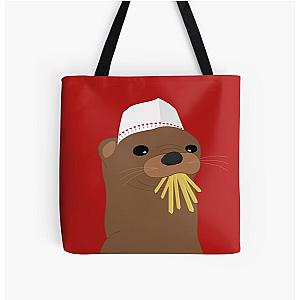 In-N-Out Otter All Over Print Tote Bag