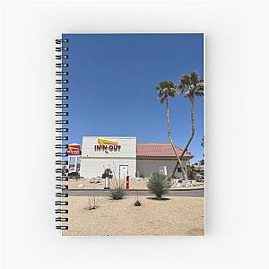 In-N-Out Burger in the middle of the desert of Las Vegas - Travel Art Spiral Notebook