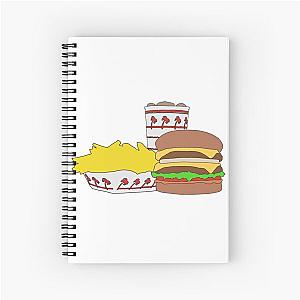 in-n-out sketch Spiral Notebook