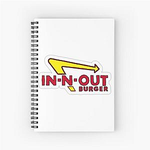 in and out sticker  Spiral Notebook