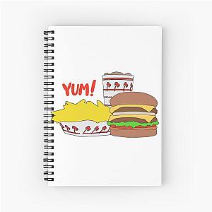 in-n-out YUM sketch Spiral Notebook