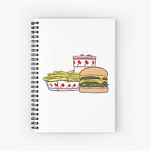 In n Out Combo  Spiral Notebook