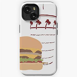 in-n-out double-double burger and drink iPhone Tough Case