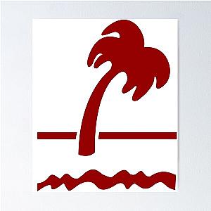 In-N-Out Palm Tree Design Poster