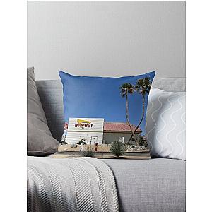 In-N-Out Burger in the middle of the desert of Las Vegas - Travel Art Throw Pillow