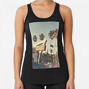 In N Out Burger logo Racerback Tank Top