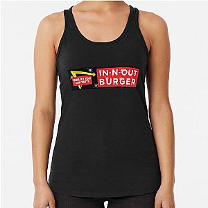 In and out Burger IN N OUT BURGER Wendy's McDonalds Burger King Subway Racerback Tank Top