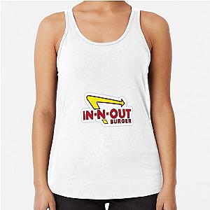 in and out sticker  Racerback Tank Top