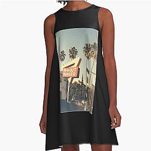 In N Out Burger logo A-Line Dress