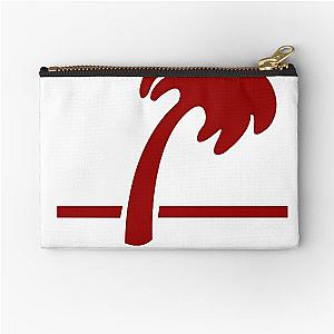 In-N-Out Palm Tree Design Zipper Pouch