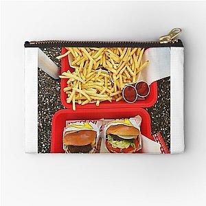 in n out fries burger Zipper Pouch