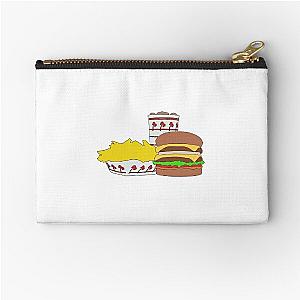 in-n-out sketch Zipper Pouch