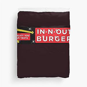 In and out Burger IN N OUT BURGER Wendy's McDonalds Burger King Subway Duvet Cover