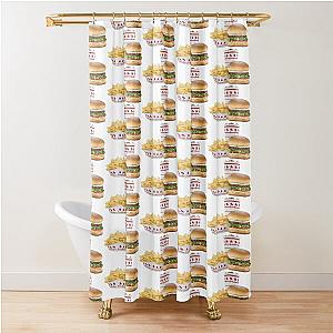 in-n-out burger Shower Curtain