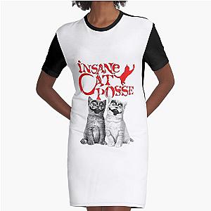Insane Cat Posse Halloween Costume Gift Classic T-Shirt Graphic T-Shirt Dress