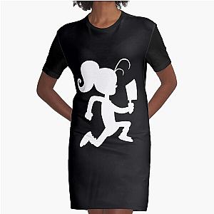 Insane Clown Luan Loud (White Sulhouette version) Graphic T-Shirt Dress