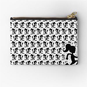 Insane Clown Luan Loud (Black Sulhouette version) Zipper Pouch