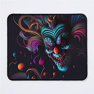 Neon - Abstract - Insane - Evil - Killer - Clown Design Mouse Pad