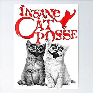 Insane Cat Posse Halloween Costume Gift Classic T-Shirt Poster