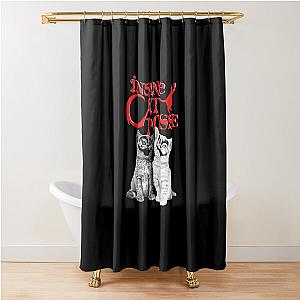 Insane Cat Posse Halloween Shower Curtain