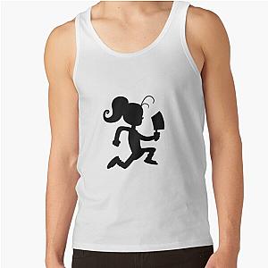 Insane Clown Luan Loud (Black Sulhouette version) Tank Top