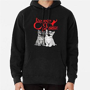 Retro Halloween Design Insane Cats Posse Love Cute Kittens  Pullover Hoodie
