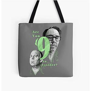 Inside No 9 Green All Over Print Tote Bag