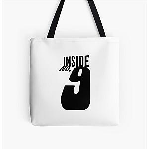 Inside No 9 Black All Over Print Tote Bag