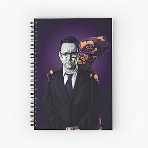 Inside No 9 Reece Shearsmith Salamander Lizard Spiral Notebook