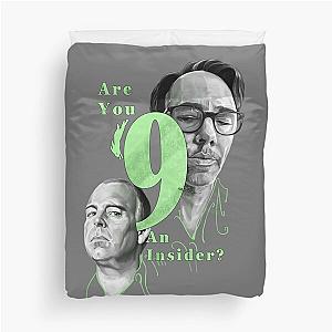 Inside No 9 Green Duvet Cover