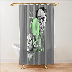 Inside No 9 Green Shower Curtain