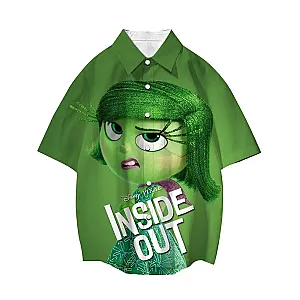 Disney Inside Out Cartoon Short Sleeve 3D Shirts