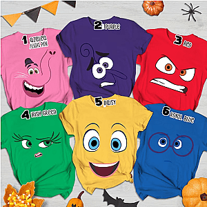 Inside Out Characters Group Matching Family Party T-shirts ET2911