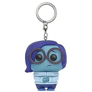 Inside Out Sadness Characters Figure Toy Keychain