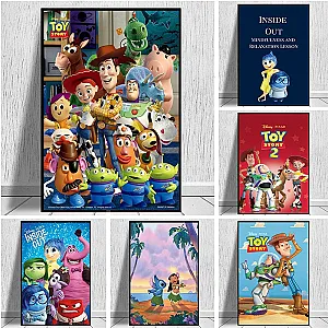 Disney Animation Inside Out Canvas Painting Wall Art Pictures