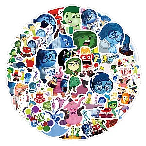 10/30/50pcs Disney Movie INSIDE OUT Stickers Cartoon Waterproof Decal Toys