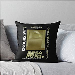 Backrooms Level 0 Throw Pillow