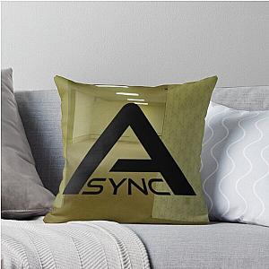 Backroom Async logo Throw Pillow