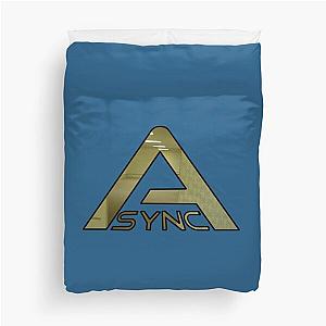 A sync Backrooms Emblem Duvet Cover
