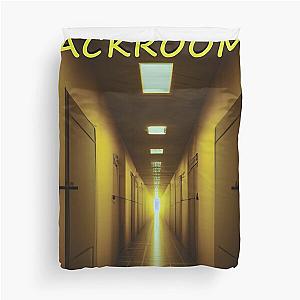 Backrooms yellow walls and liminal spaces Duvet Cover