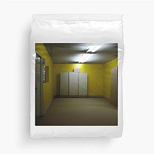 The Backrooms Liminal Space Doors and Yellow Duvet Cover