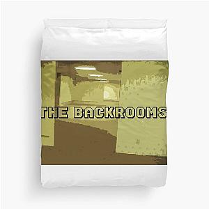 The Backrooms Internet Meme 8 Bit Pixel Art Creepypasta Duvet Cover