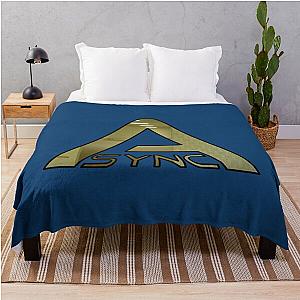 A Backrooms Emblem Throw Blanket