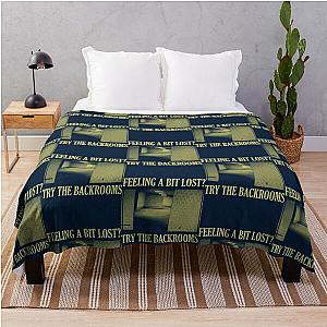 The Backrooms Throw Blanket