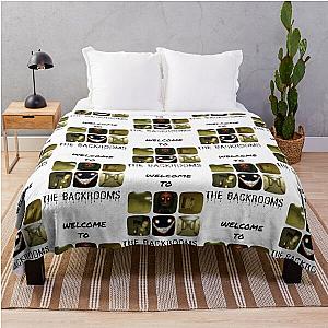 The Backrooms Throw Blanket