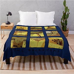 Vignettes The Backrooms Throw Blanket