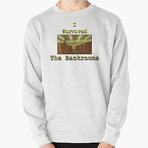Survived The Backrooms Library Backrooms Pullover Sweatshirt