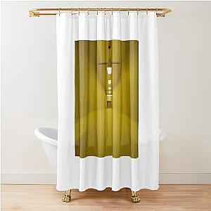 The Backrooms - Liminal Space - Doors and Yellow WallPaper Shower Curtain